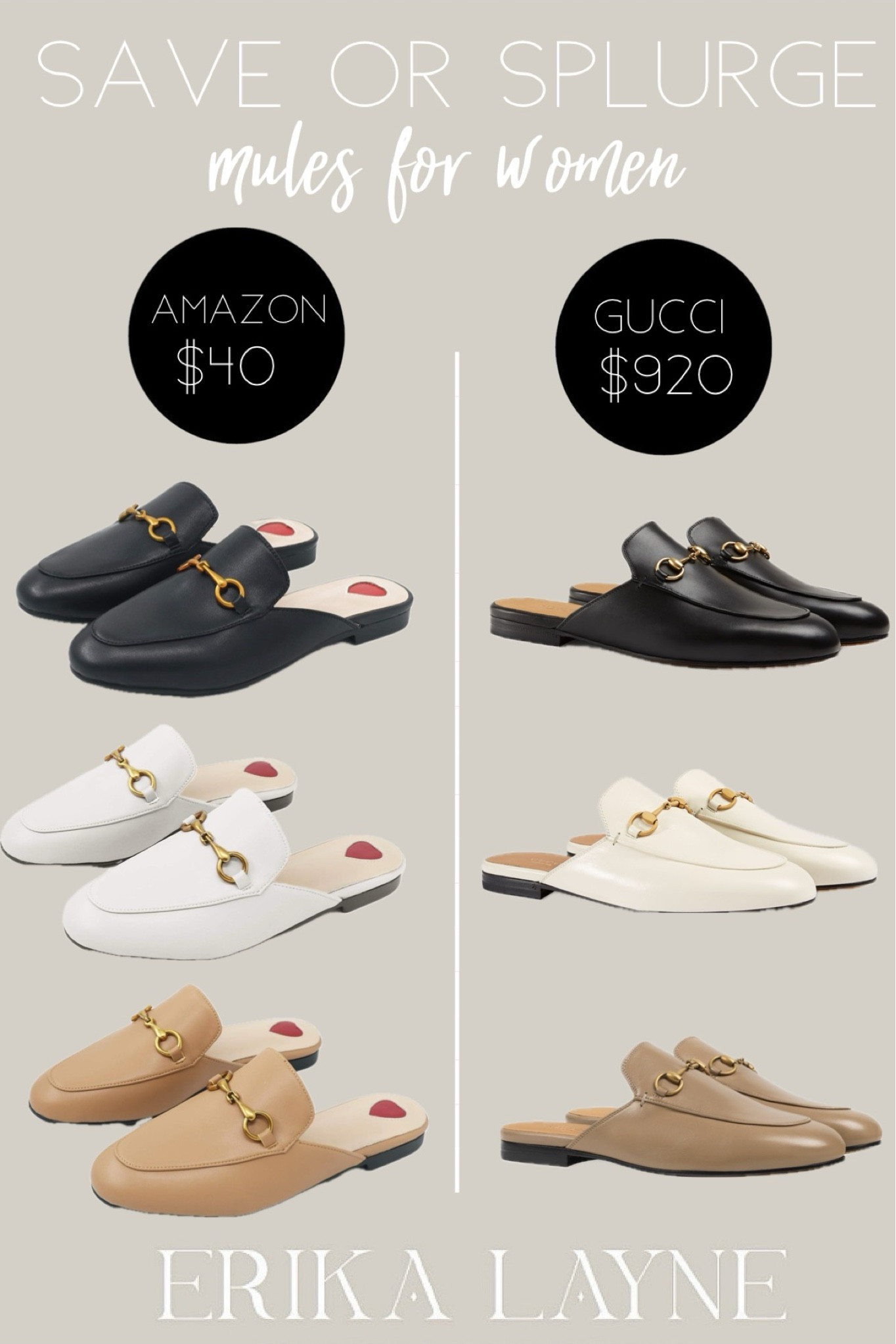 Save or Splurge 🤍 Mules for Women 
#amazonfashionfinds

#LTKfindsunder50 #LTKstyletip #LTKshoecrush