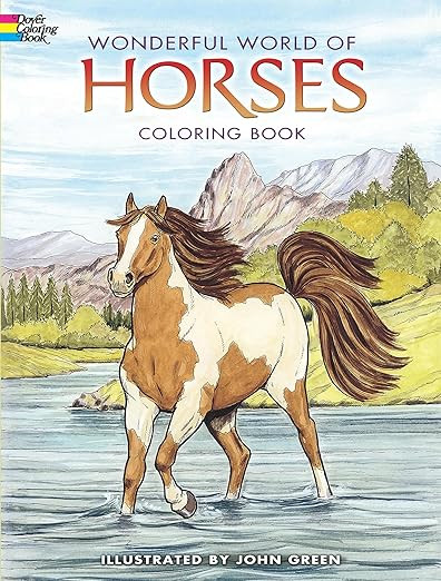 Wonderful World of Horses Coloring Book (Dover Animal Coloring Books) | Amazon (US)