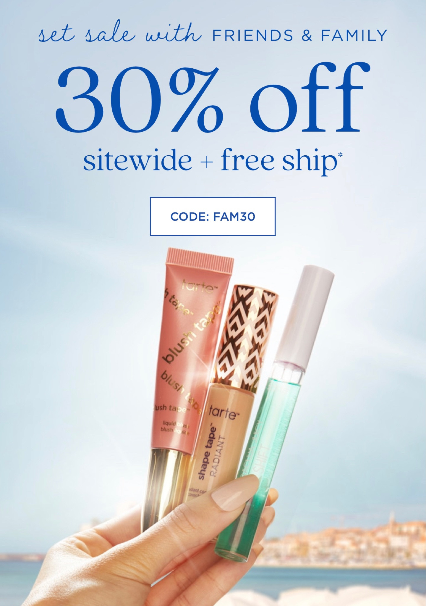 Tarte 30% off sale + free shipping!

#LTKbeauty #LTKunder100 #LTKsalealert