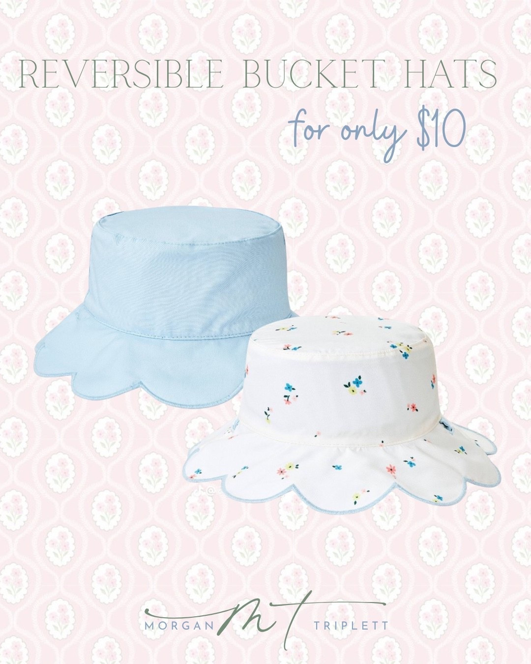 Reversible toddler hats with scallops 🩵

#LTKmomlife #LTKKids #LTKSeasonal