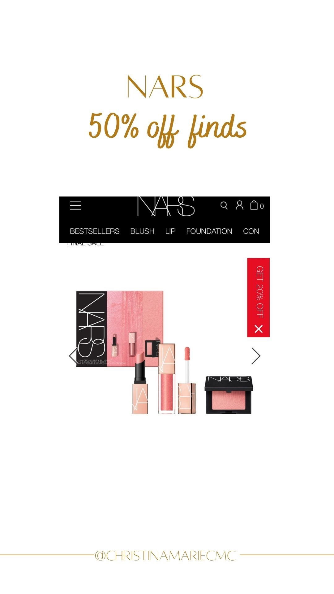 Nars 50% off finds 

#LTKU #LTKBeauty #LTKSaleAlert
