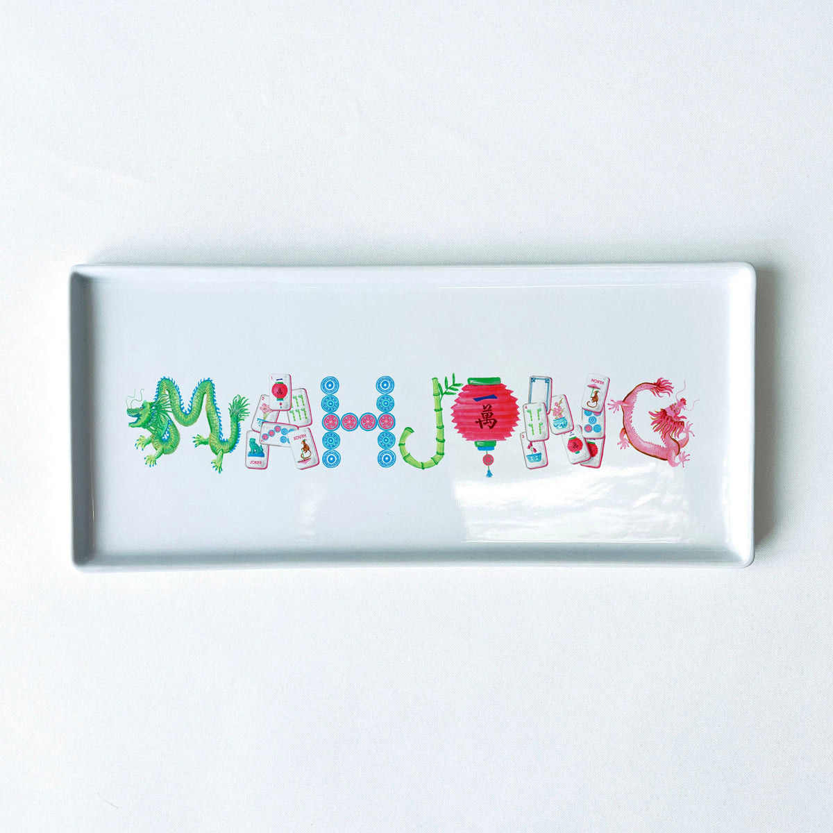 Mahjong Icons Typography Tray | Jones & Daughters