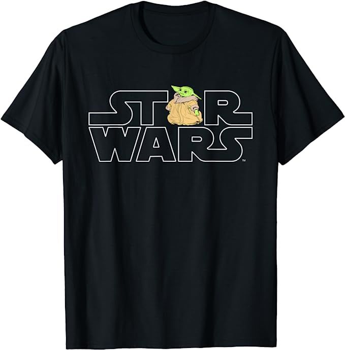 Star Wars Logo and The Child from The Mandalorian T-Shirt | Amazon (US)