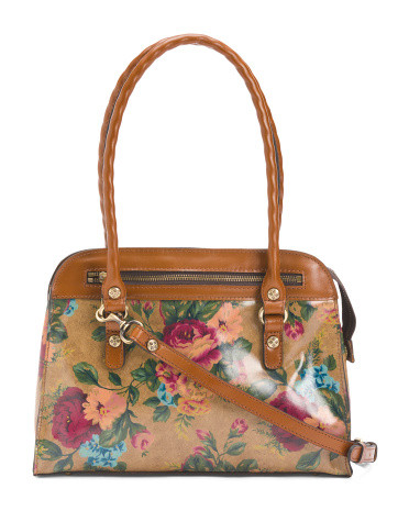 Leather Convertible Satchel | TJ Maxx