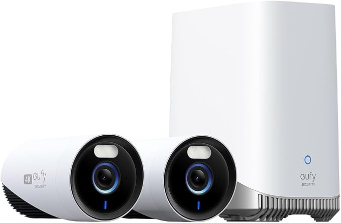eufy Security eufyCam E330 (Professional) 2-Cam Kit, 4K Outdoor Security Camera System, 24/7 Reco... | Amazon (US)