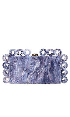 Cult Gaia Harlow Clutch in Slate from Revolve.com | Revolve Clothing (Global)