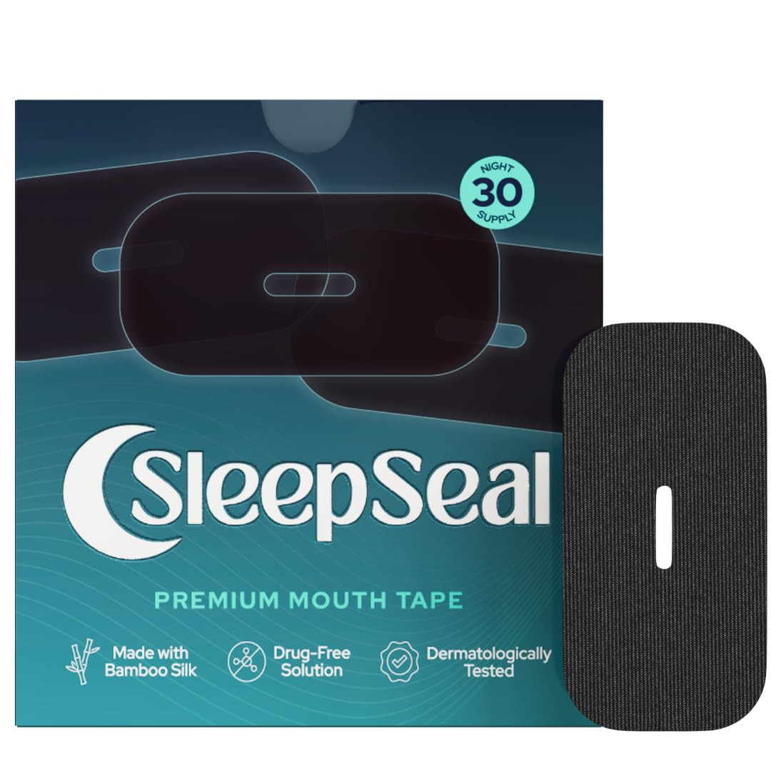 SleepSeal Mouth Tape for Sleeping - Made from Sustainable Bamboo Silk, Hypoallergenic & Dermatolo... | Amazon (UK)