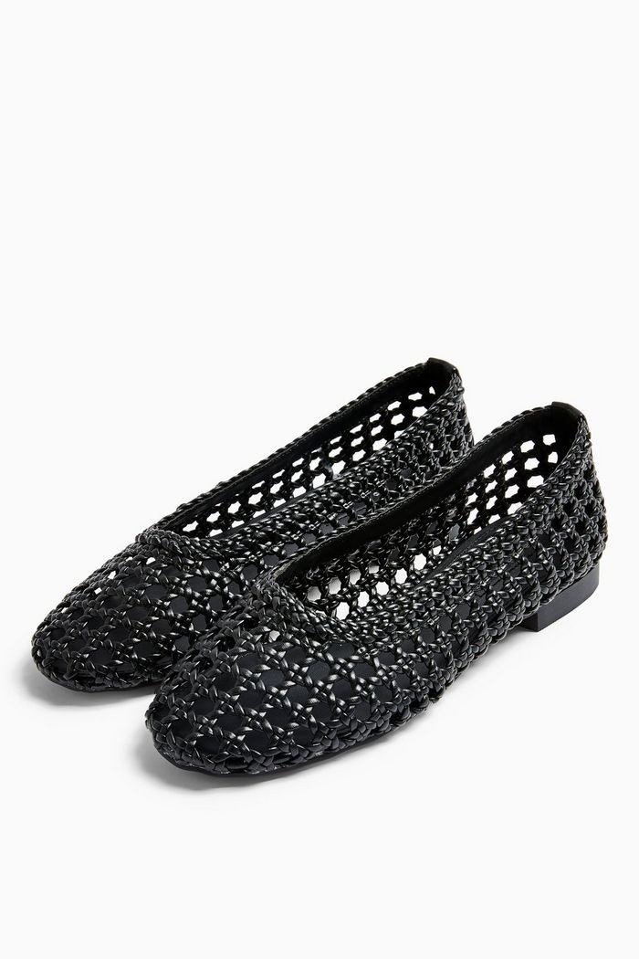 ALBA Black Woven Ballet Shoes | Topshop UK