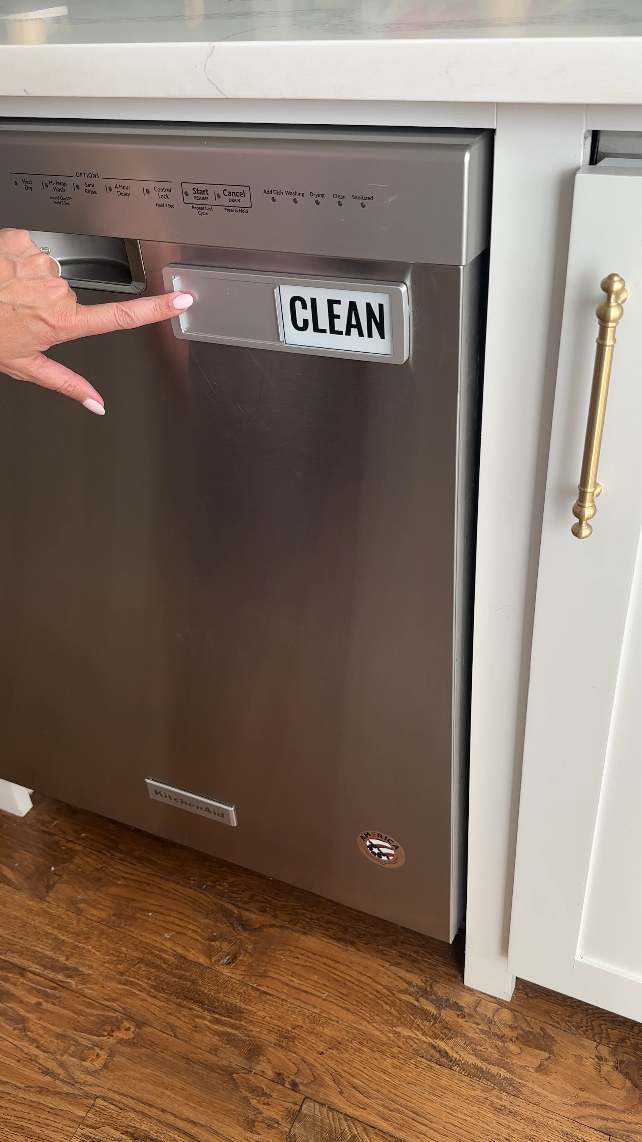 Cute little Amazon kitchen find...now, will we keep up with changing it🤔😂
.


#LTKstyletip #LTKfindsunder50 #LTKhome