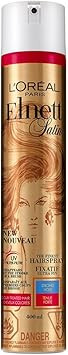 L'Oreal Paris Elnett Satin Strong Hold Hairspray for Colored Hair, Brushable Finish, 400ml | Amazon (CA)
