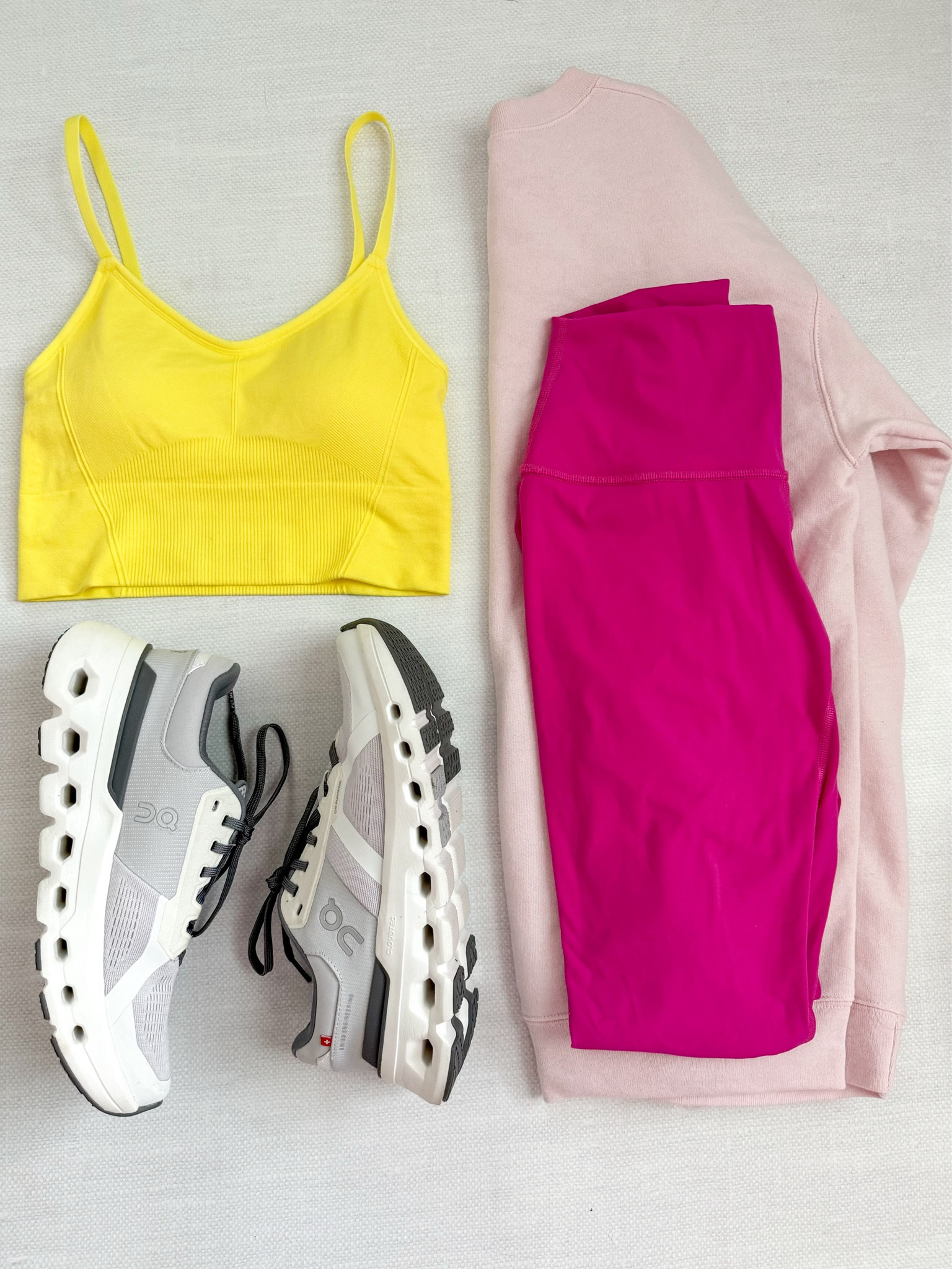 Active wear outfit 

Sports bra size small 

Leggings size XS 

Sweatshirt men’s size small but also have in white in size medium for oversized fit 

Sneakers - on cloudrunner 2 sneaker - super comfy - true to size but I sized up 1/2 size per salesperson recommendation since using them as walking shoes 




White sneaker , women’s shoes , amazon finds , target style , active wear , workout clothes , workout style #ltkseasonal #ltksalealert #ltkshoecrush 

#LTKFitness #LTKShoeCrush #LTKActive