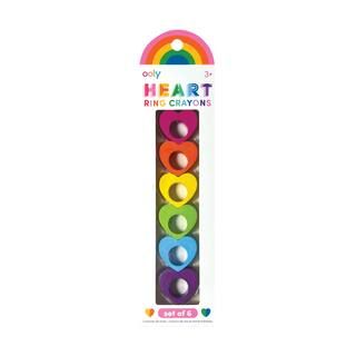 OOLY 6-Color Heart Ring Crayon Set | Michaels | Michaels Stores