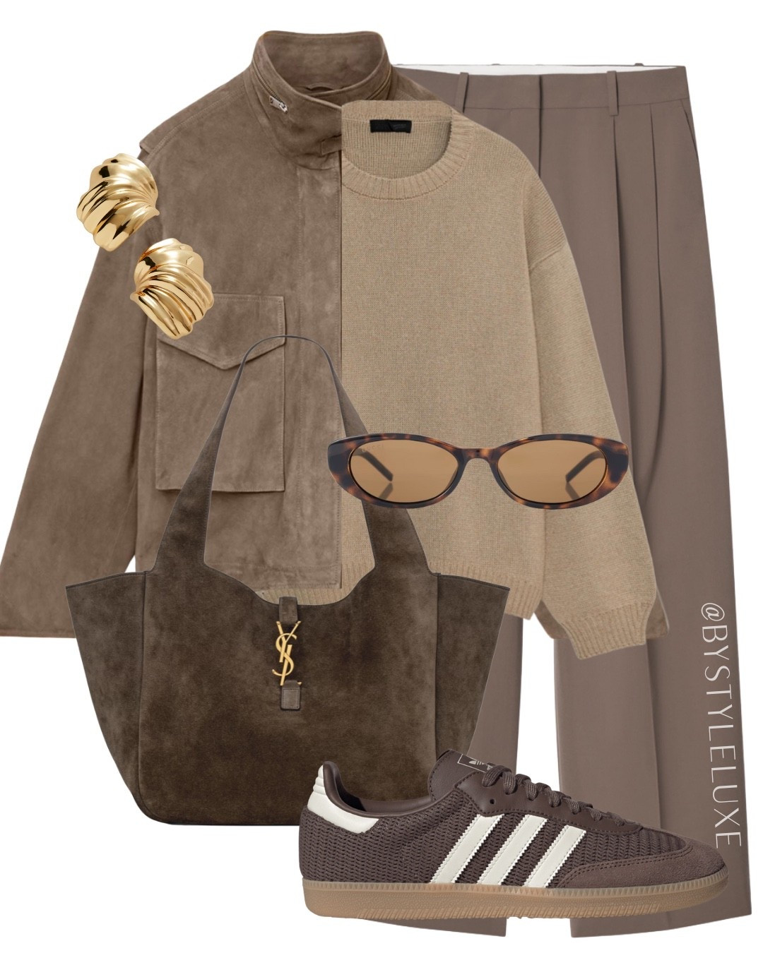 TAUPE - suede jacket styling for a chic everyday look 

#adidassamba #suedejacket #autumnoutfit

#LTKautumn #LTKshoes #LTKbag