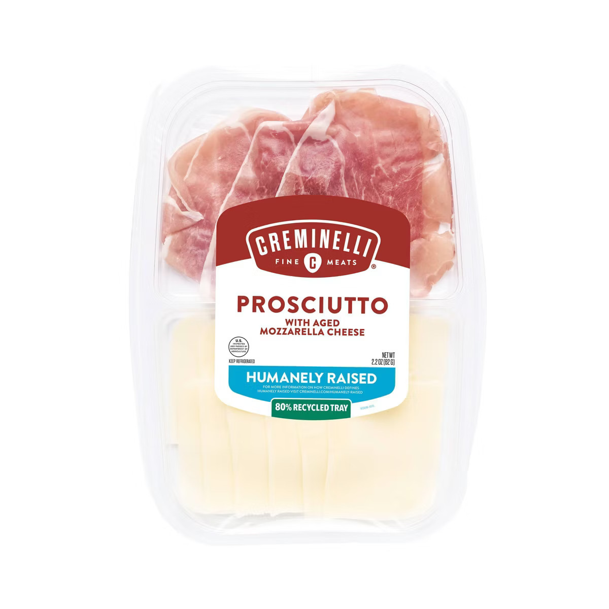 Creminelli Sliced Prosciutto & Mozzarella - 2.2oz | Target