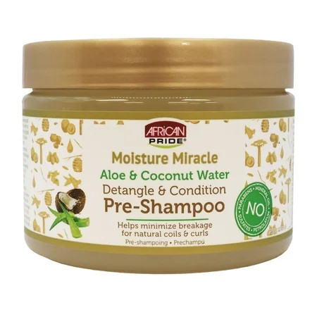 African Pride Moisture Miracle Pre Shampoo Aloe Coconut and Water 12 Oz., Pack of 3 | Walmart (US)