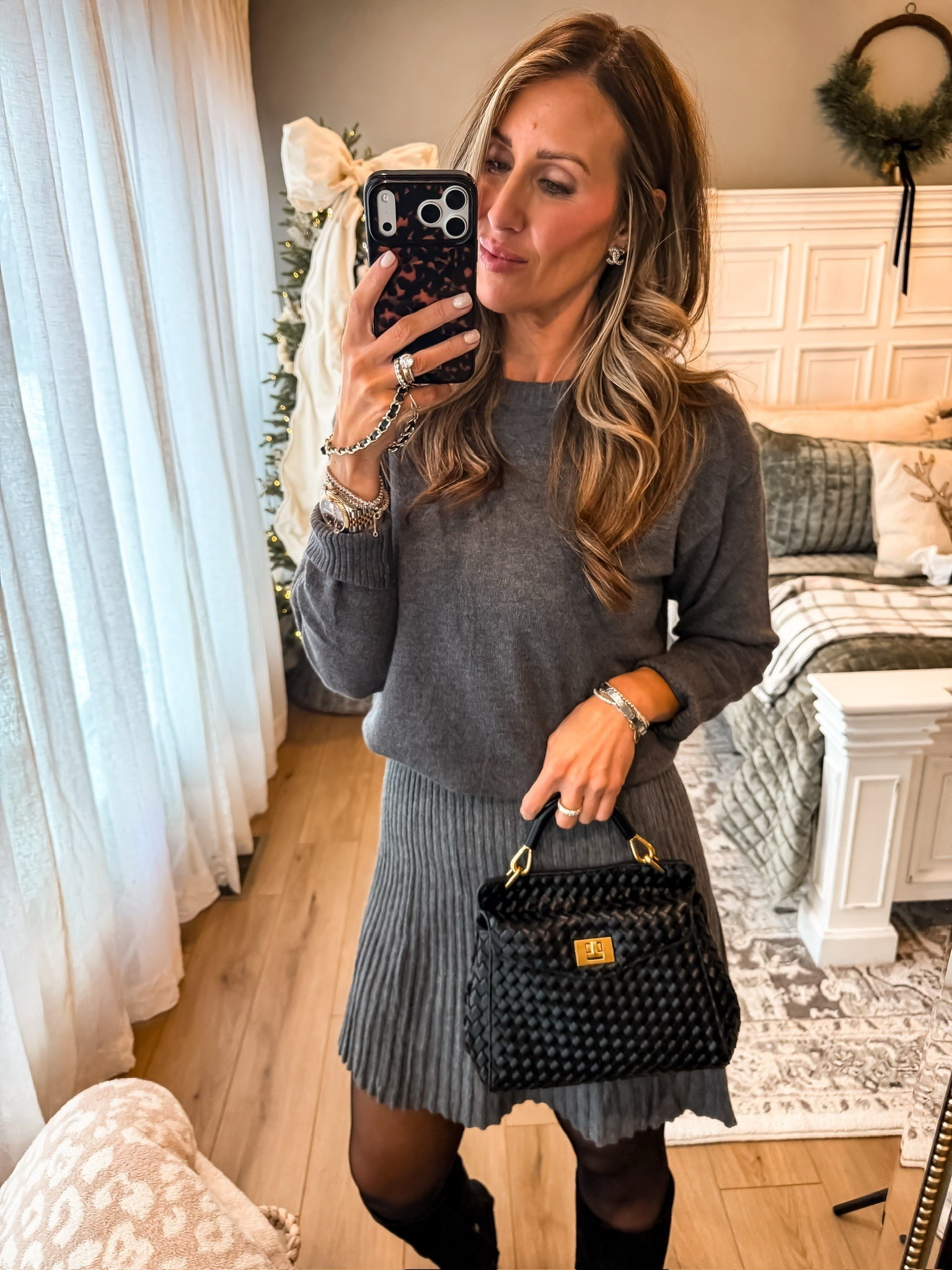 Sweater dress from Amazon, sweater skirt set, workwear, winter outfit, themominstyle

#LTKmomlife #LTKootd #LTKSeasonal