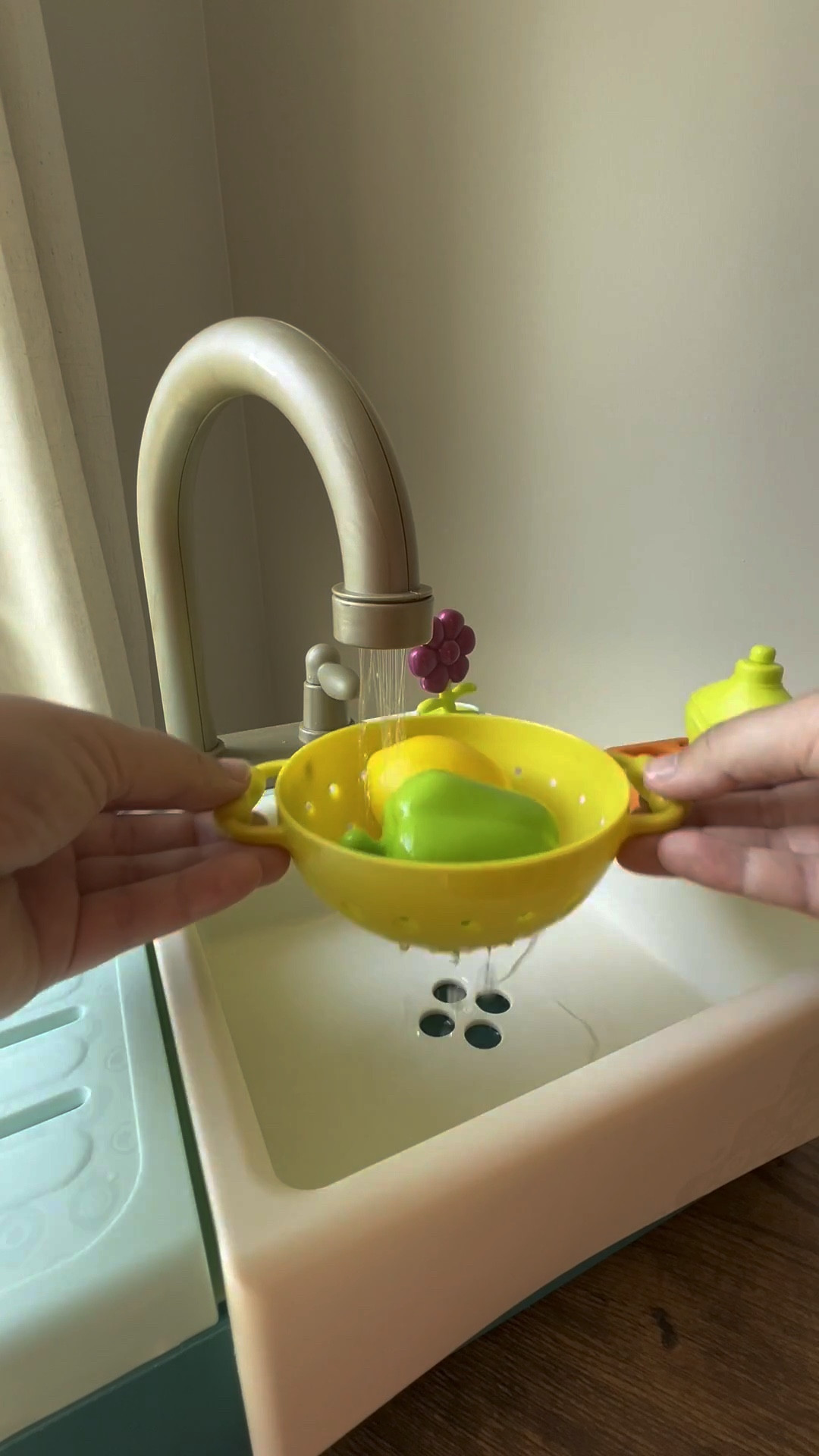 This kids play sink is a total win! It has a real working faucet, circulating water for endless fun and pretend play. My toddler is obsessed — it keeps them entertained, helps build independence, and even makes washing dishes look fun. Perfect for sensory play, role-playing, or just keeping little hands busy while you get things done. A must-have for any playroom or kitchen helper in training! 👩‍🍳🧼🫧


#KidsPlaySink #ToddlerToys #PretendPlay #WaterPlay #SensoryPlay #ToddlerFun #PlayroomIdeas #LearningThroughPlay #IndependentPlay #MontessoriAtHome #PlaySink #PinterestMom #ToyRecommendations #ToddlerMustHaves #WaterTableAlternative

#LTKFindsUnder50 #LTKKids #LTKFamily