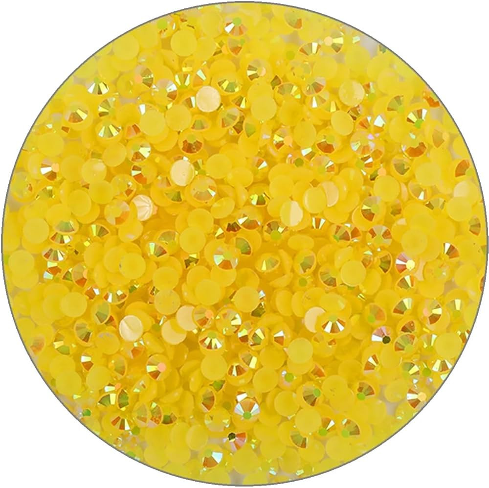 3000 Pieces SS12 3mm Flatback Rhinestones Clear Glasses Round Gems AB Crystals for Nail Art DIY C... | Amazon (US)