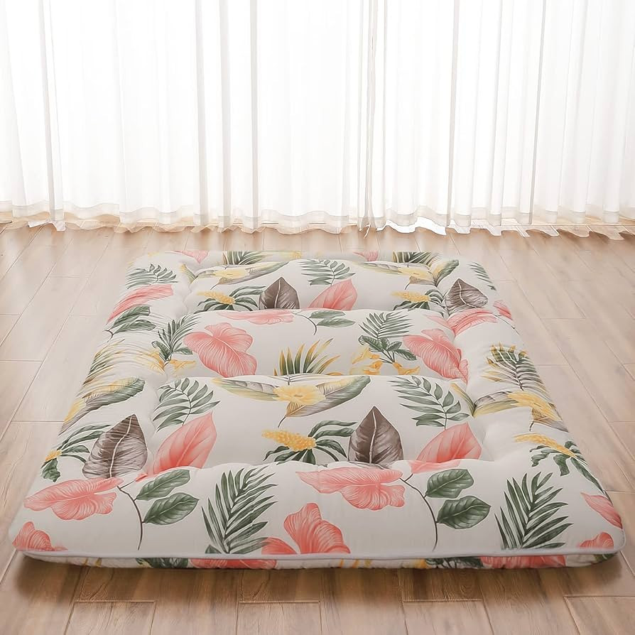 Zelladorra Japanese Floor Mattress, Futon Mattress with Portable Storage Bag, Roll Up Mattress Th... | Amazon (US)