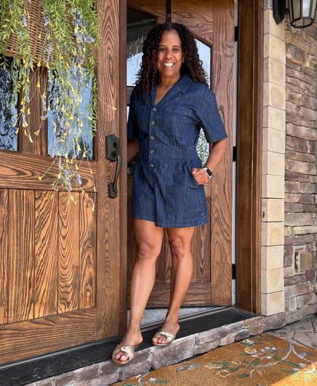 So excited to be partnering with @walmartfashion  to showcase  some fun items for summer. #Walmartpartner 
I’ve linked all items below that I have shared in my stories. 
#walmartfashion
Sandals tts 
Denim romper size down one size 
Shirts tts 
Tee shirt tts 
Dress tts
Lady jacket tts on the smaller size can size up one as well 

#LTKSeasonal #LTKStyleTip #LTKFindsUnder50