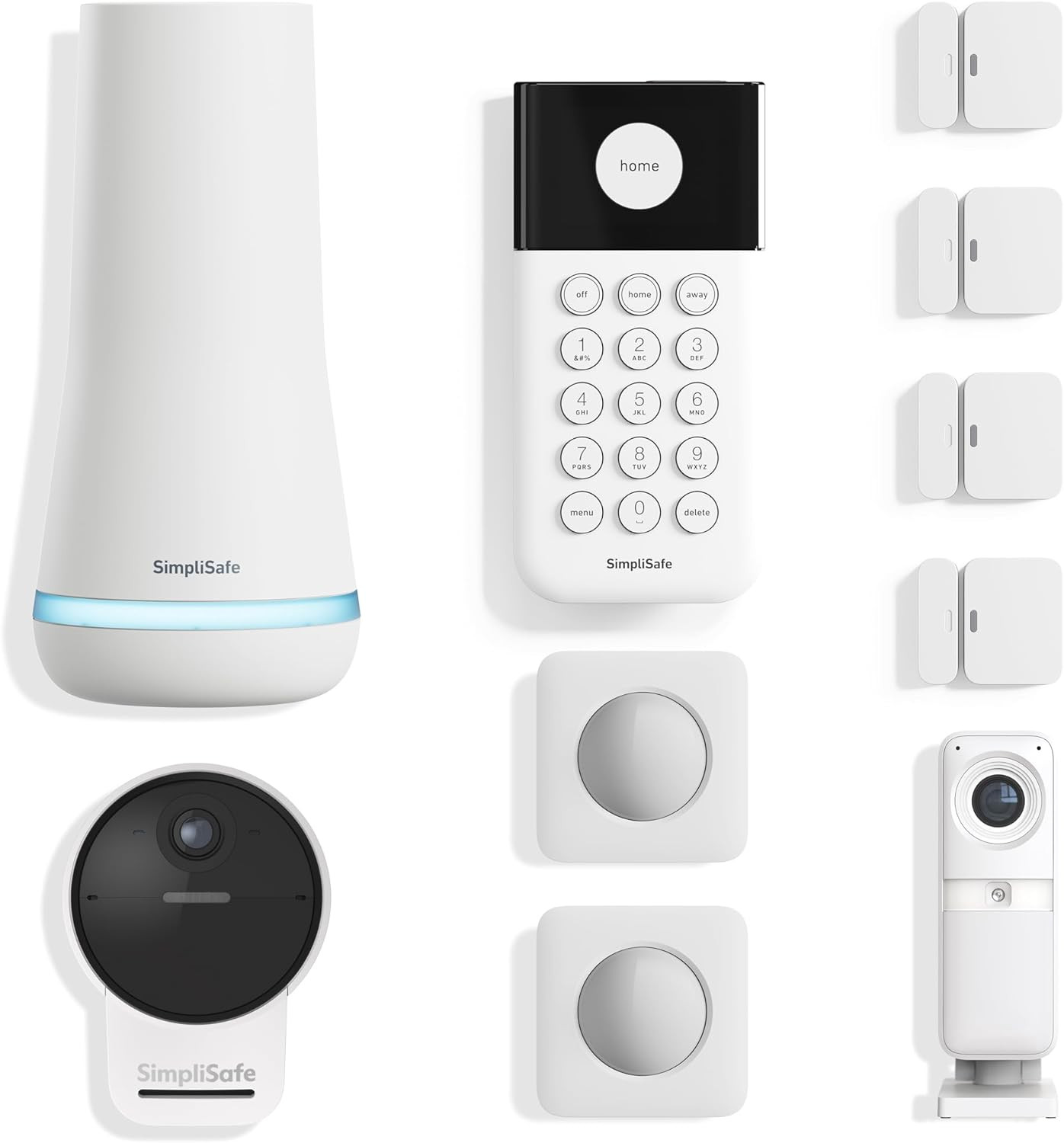 SimpliSafe 10 Piece Wireless Home Security System with Outdoor Camera- Optional 24/7 Professional Monitoring - No Contract - Compatible with Alexa and Google Assistant | Amazon (US)