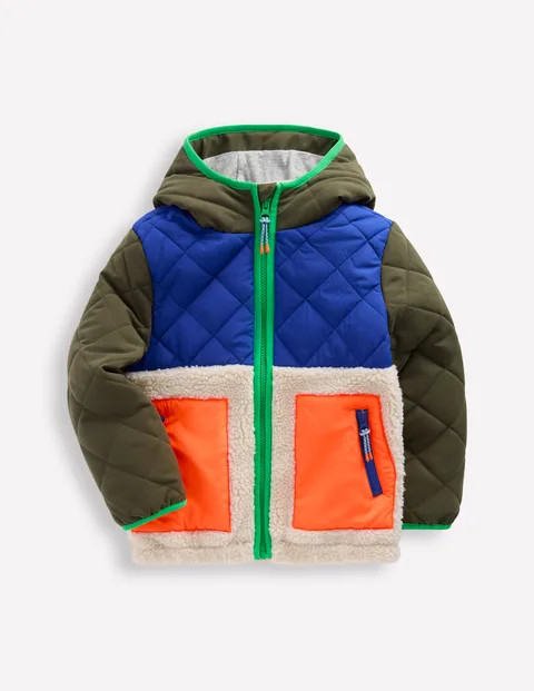 Borg Mix Jacket | Boden (US)