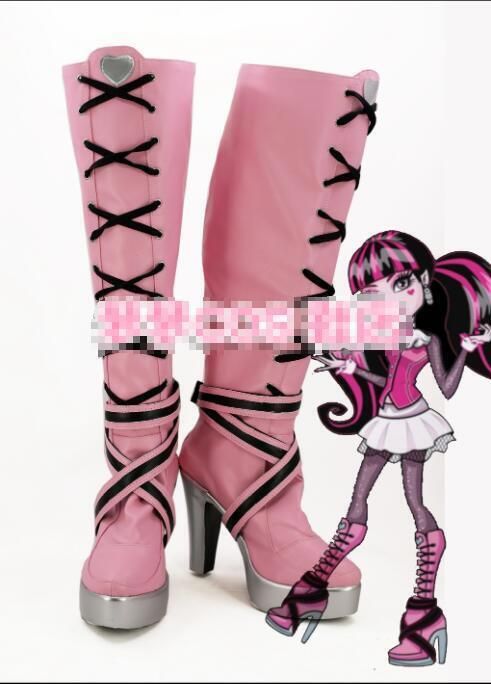 Monster High Vampire Draculaura Lala Halloween Cosplay Shoes Heeled Boots   | eBay | eBay US