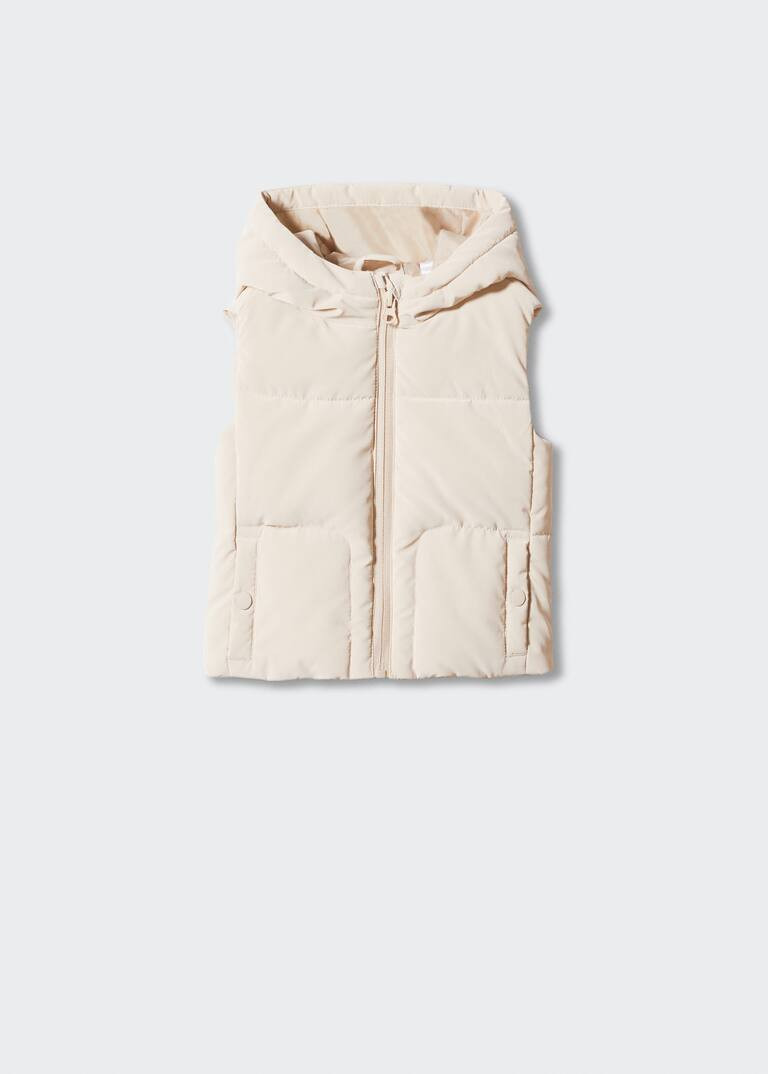 Hooded quilted gilet | MANGO (UK)