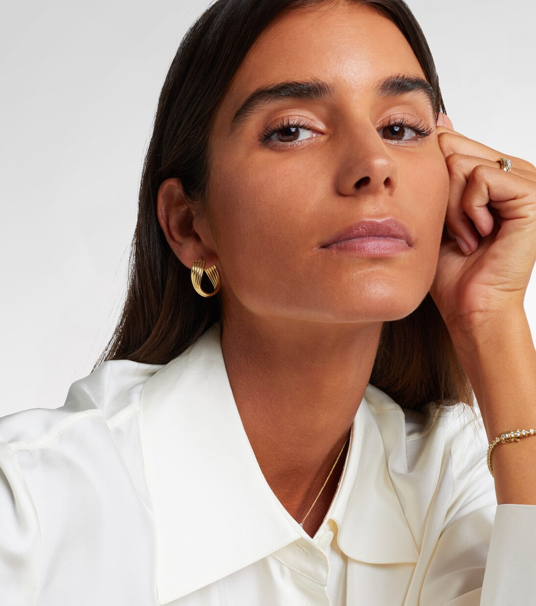 Swerve 10kt gold earrings | Mytheresa (US/CA)