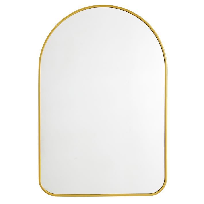 Tuscan Gold Metal Framed Arch Mirror | Pottery Barn Teen