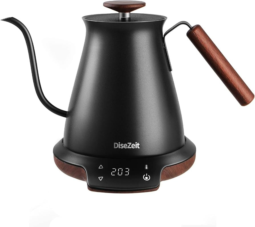 Gooseneck Electric Kettle, DiseZeit Retro Classic 0.7L Stainless Steel Smart Pour Over Kettle, ±... | Amazon (US)