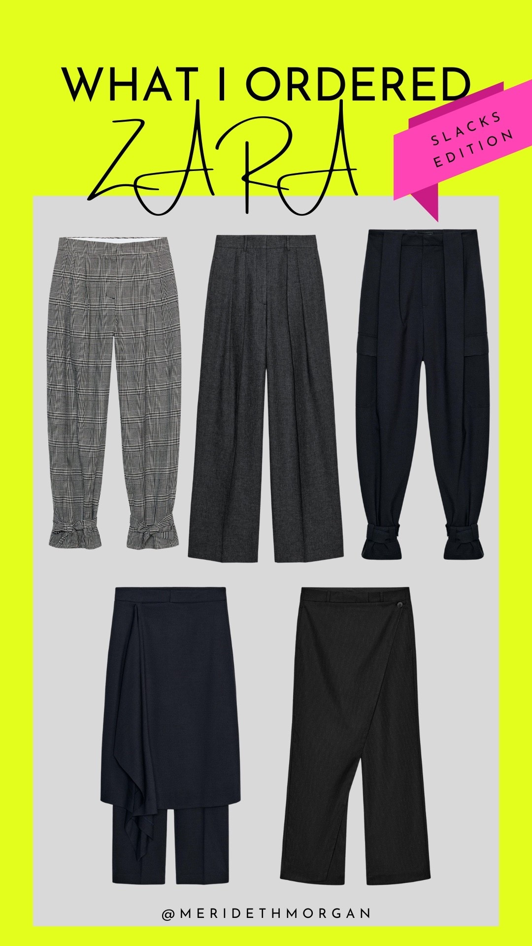 New slacks I ordered from ZARA ✨ in a size M/29"

#LTKMidsize