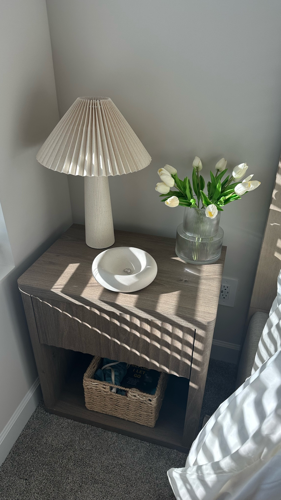 the perfect minimalist nightstands for a comfy & airy bedroom ✨ #home #homedecor #bedroom #bedroomdecor #homeorganization #nightstands

#LTKHome