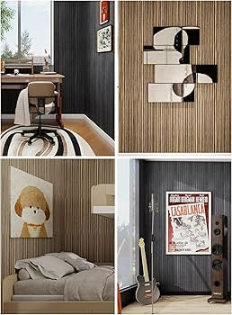 2 Packs 3D Wall Panels Peel and Stick | Wall Panels for Interior Wall Decor | Self Adhesive Sound... | Amazon (US)