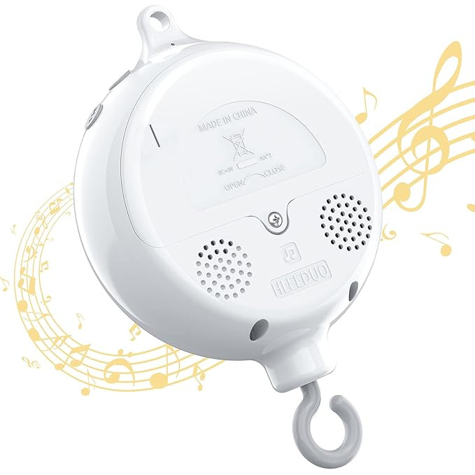 FEISIKE Crib Mobile Motor, Baby Music Box Spinner with 3 Modes（Turn & Music,Turn Only, Music On... | Amazon (US)
