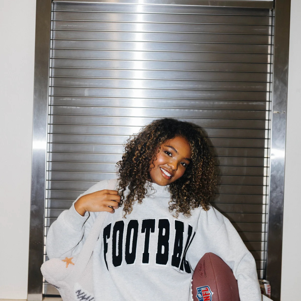 Football Mockneck Sweatshirt | Staykation