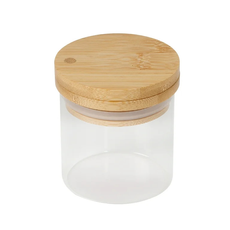 Better Homes & Gardens Swivel Bamboo Ld Spice Shaker, Bamboo and Glass, 8 oz, 3 Dia x 3.26 inch -... | Walmart (US)