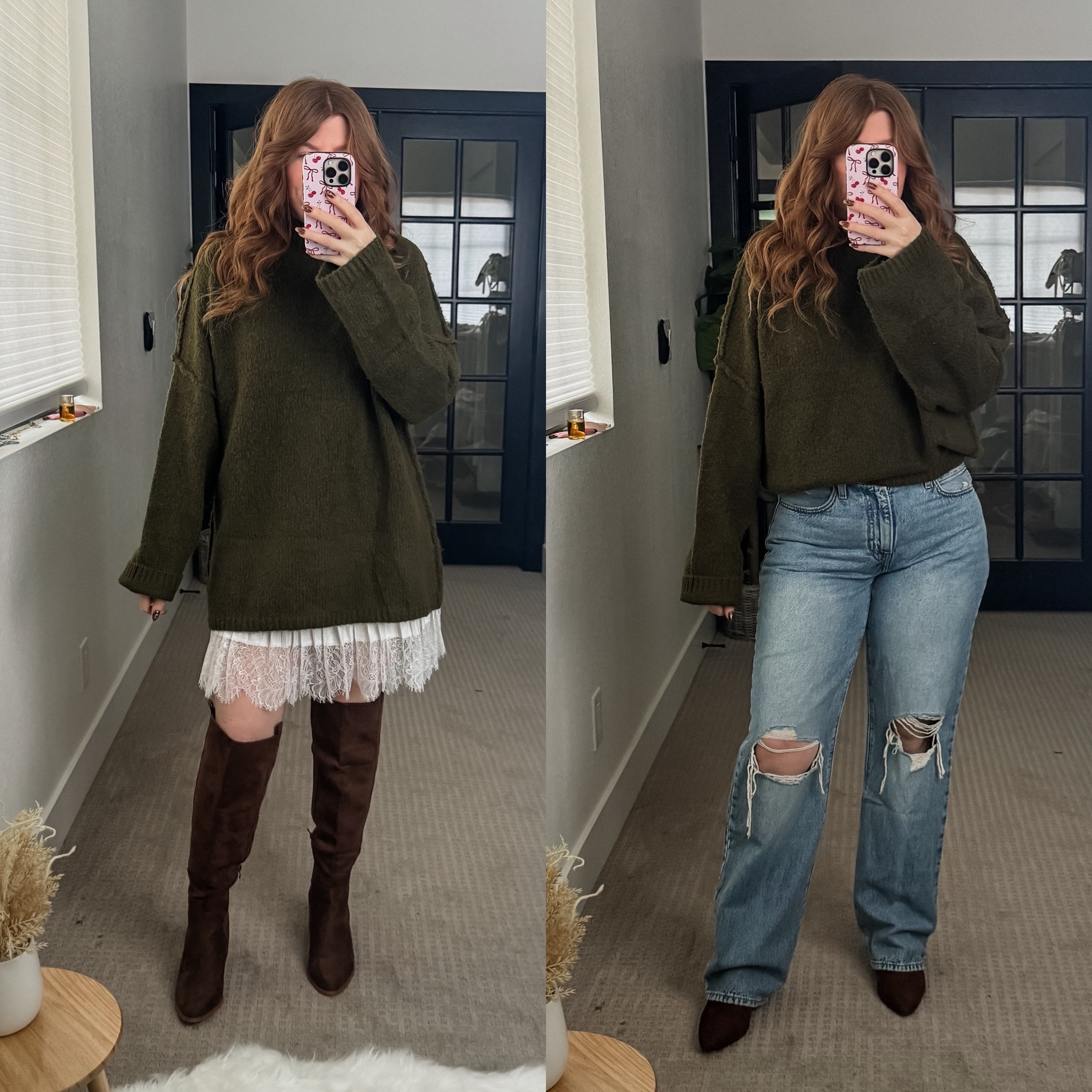 Love this sweater that can be worn different ways. 

#LTKFindsUnder50 #LTKPetite #LTKootd