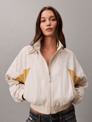 Colorblock Dolman Sleeve Cropped Jacket | Calvin Klein | Calvin Klein (US)