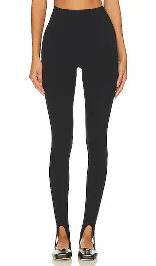 River Airweight Stirrup Legging in Black | Revolve Clothing (Global)