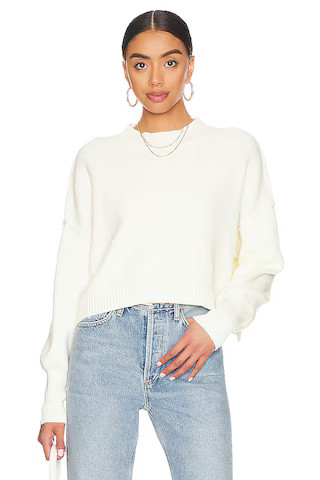 Free People Easy Street Crop Sweater in Moonglow from Revolve.com | Revolve Clothing (Global)