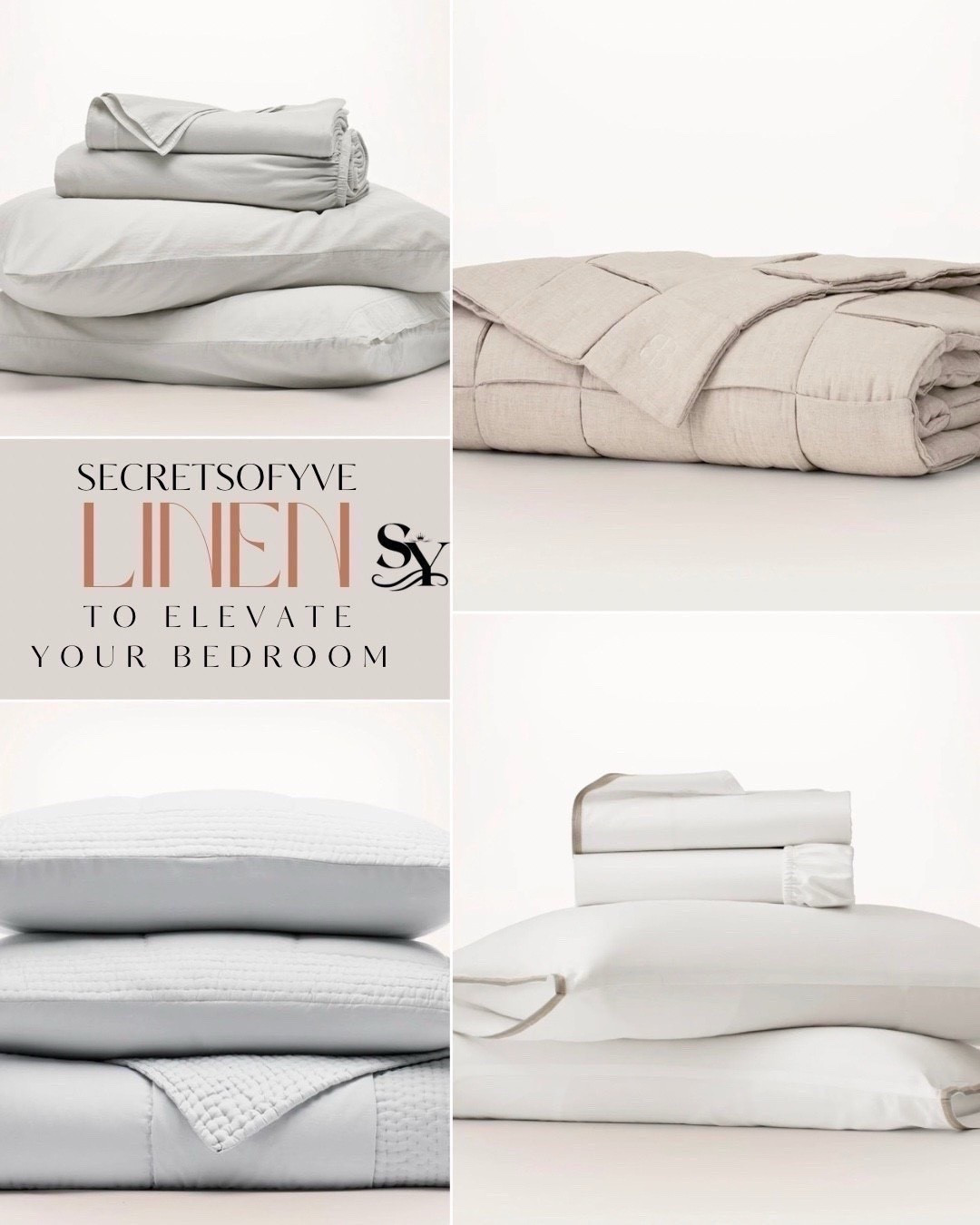 SecretsofYve: Bedding refresh and home/wedding Gift Guide - the MOST requested gift. Beddings that get better with every wash. 🎁 
#Secretsofyve #ltkgiftguide
Always humbled & thankful to have you here.. New posts daily at 3pm & 4:15pm EST. 
CEO: PATESI Global & PATESIfoundation.org
@secretsofyve : where beautiful meets practical, comfy meets style, affordable meets glam with a splash of splurge every now and then. I do LOVE a good sale and combining codes! #ltksalealert #ltku #ltkplussize #ltkmidsize #ltkover40 #ltkpetite #ltktall #ltkmens #ltkstorytime #ltkmomlife secretsofyve

#LTKSeasonal #LTKHome #LTKWedding