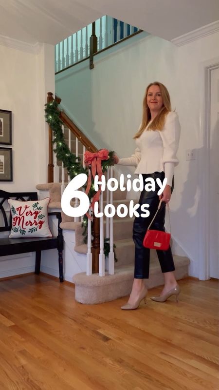 6 Holiday Party Looks under $60! And these all shipped quickly

White sweater peplum top with faux leather pants 

Red strapless jumpsuit- with pockets

Black sequin top with sweetheart neckline

Teal blue velvet jumpsuit with one shoulder rouching

Cream white cableknit sweater dress - the coziest outfit!

Black sequin mini dress - my top pick for NYE 


New Year’s Eve dress and affordable outfit ideas for Christmas parties 

#LTKparties #LTKfindsunder100 #LTKHoliday