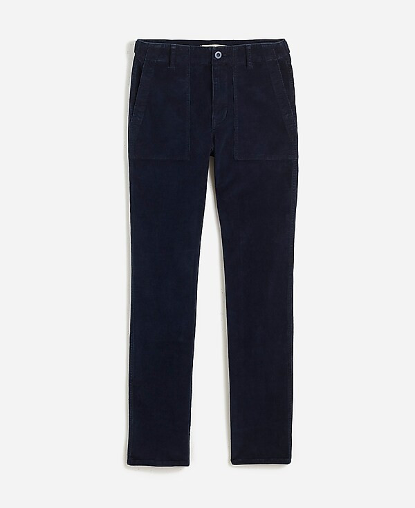 The Slim Straight Utility Pant in Garment Dye Corduroy | Madewell | Madewell