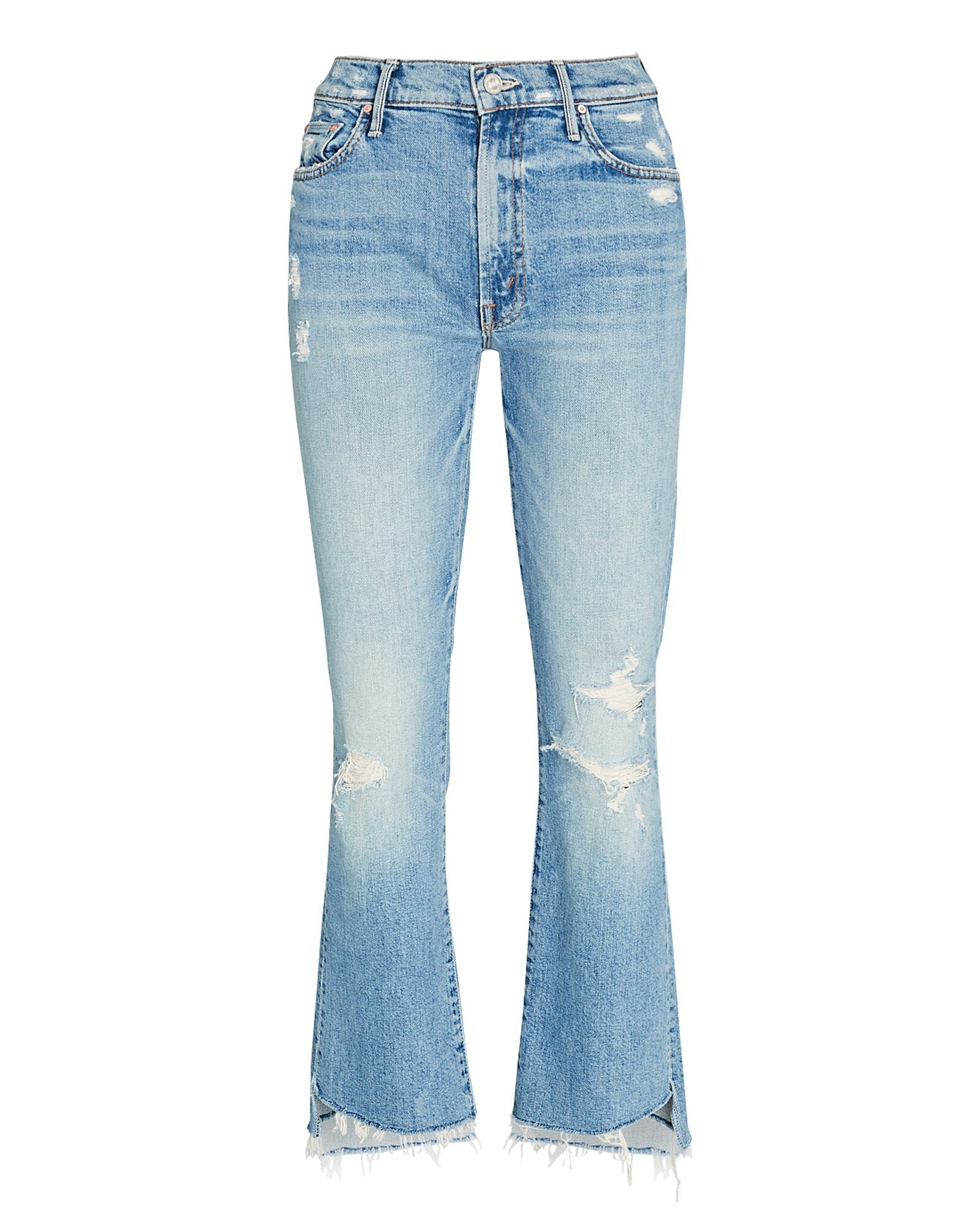 The Insider Crop Step Fray Jeans | INTERMIX