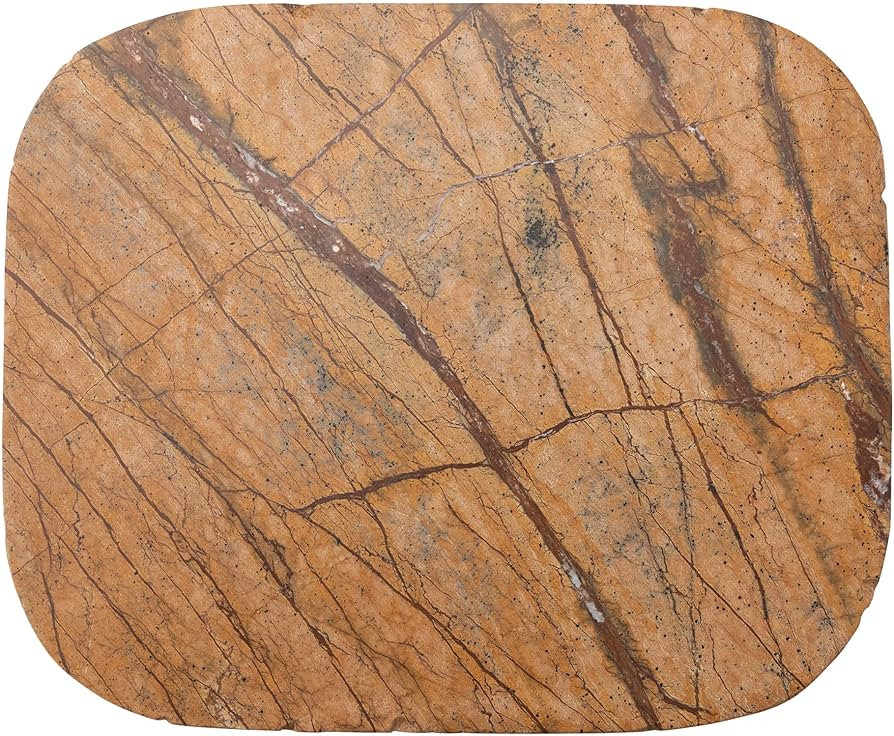 Creative Co-Op Distressed Marble Charcuterie, Brown Cheese/Cutting Board | Amazon (US)