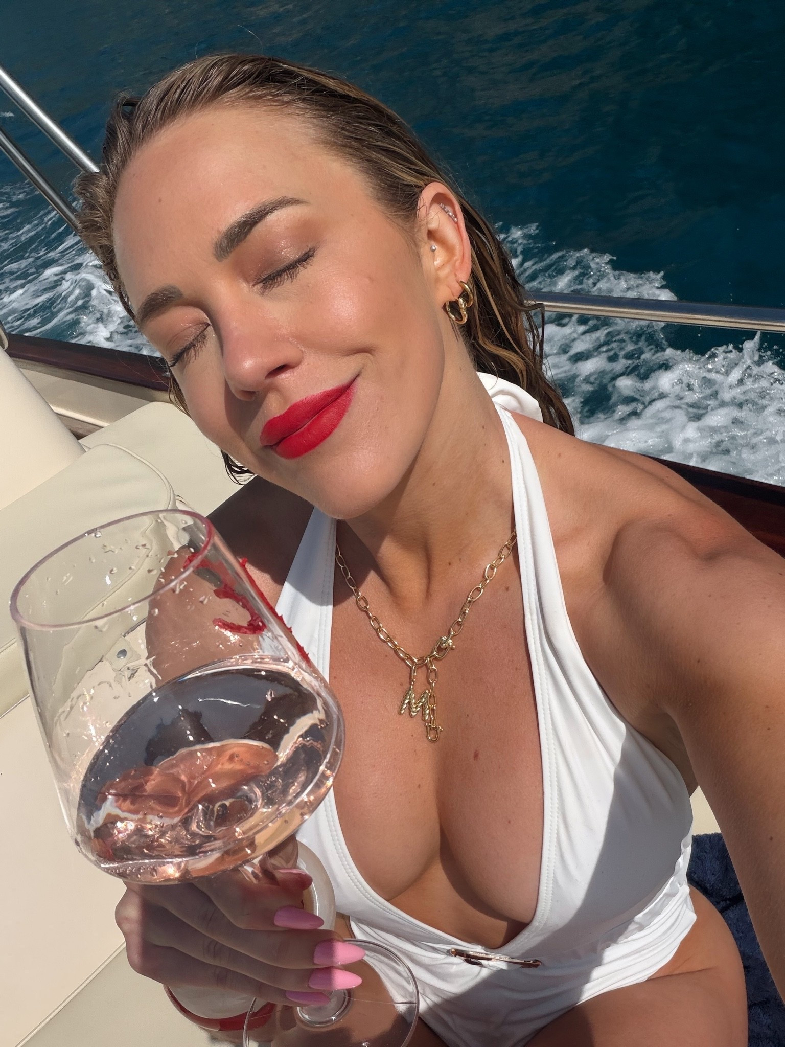 SMUDGE PROOF RED LIP. I line my entire lip and fill it in with charlotte Tilbury red lip liner - then I add the Sephora matte lip stain in shade 01 on top. Top all your makeup with the one size setting spray!

#LTKgrwm #LTKSwim #LTKBeauty