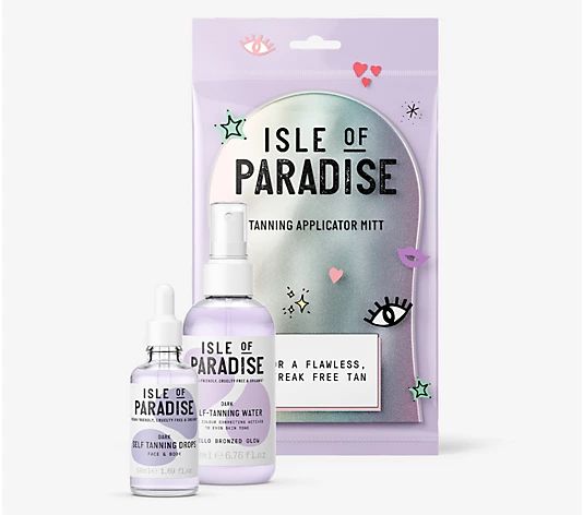 Isle of Paradise Super-Size Self-Tanning Face & Body Kit - QVC.com | QVC