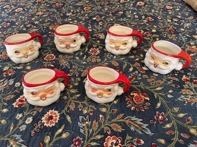Holt Howard 1960 Winking Santa Mugs - set of 6 | eBay US