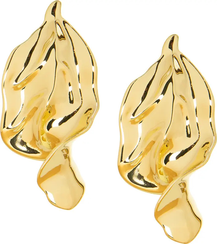 Large Textured Wave Earrings | Nordstrom
